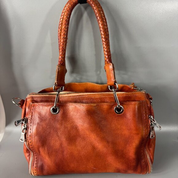 Old Trend Lily Leather Satchel with Crossbody Strap - Picture 6 of 15